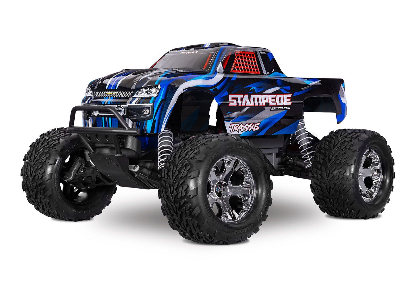 Stampede 2WD BL-2s HD BRUSHLESS COMBO, Brushless Model comes Free 2S 3000 Mah LiPo Battery and Charger!