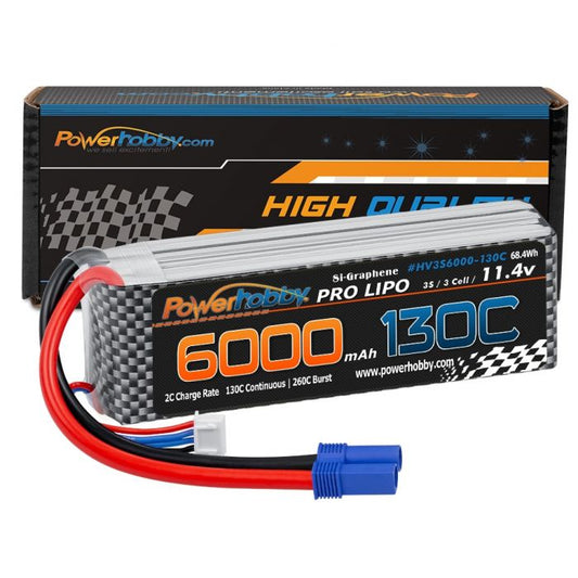 3S 11.4V 6000mah 130C Graphne