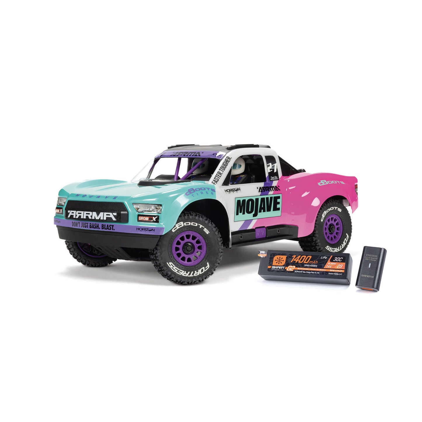 MOJAVE GROM 223S BLX Brushless 4X4 Small Scale Desert Truck RTR with DSC (Battery & Charger included)