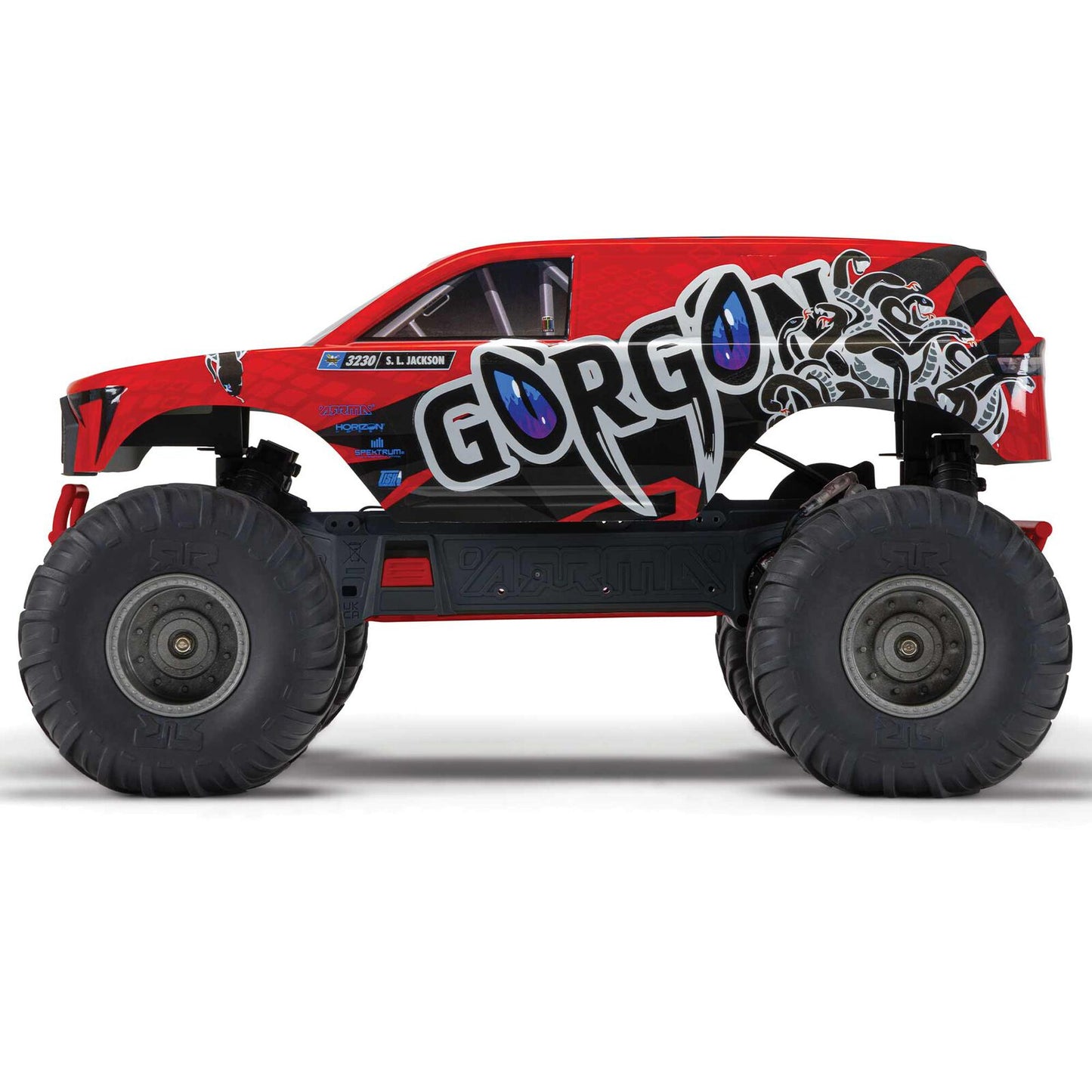 1/10 GORGON 4X2 MEGA 550 Brushed Monster Truck RTR with Battery & Charger