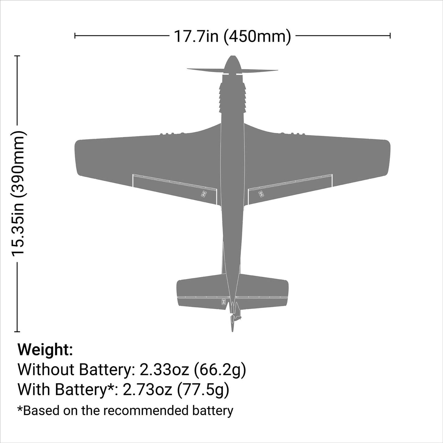 P-51D Mustang 450mm RTF with SAFE