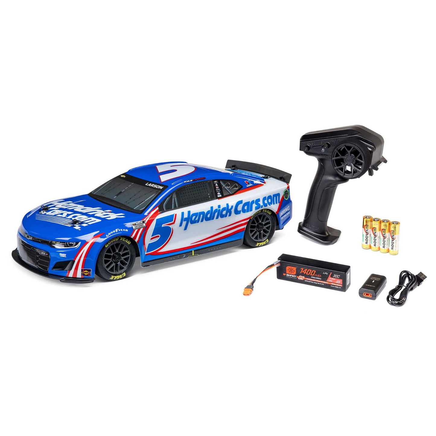 1/12 Losi NASCAR AWD RC Racecar, Kyle Larson No. 5 HendrickCars.com 2024 Chevrolet ZL1 Camaro