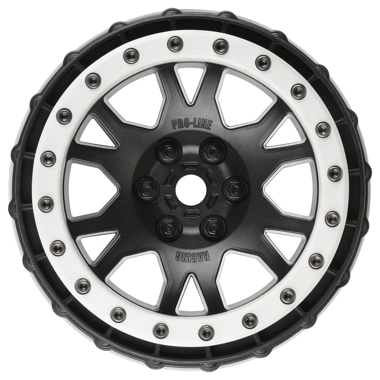 X-MAXX Impulse Pro-Loc Wheels (Black w/Stone Gray Rings) (2)