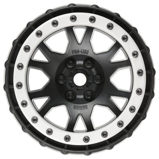 X-MAXX Impulse Pro-Loc Wheels (Black w/Stone Gray Rings) (2)