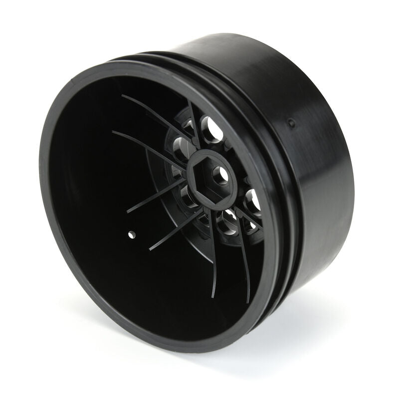 1/10 Showtime+ Wide Rear 2.2"/3.0" 12mm Drag Wheels (2) Black