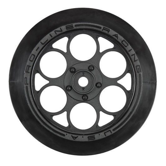 1/10 Showtime Front Runner Front 2.2"/2.7" 12mm Drag Wheels (2) Black