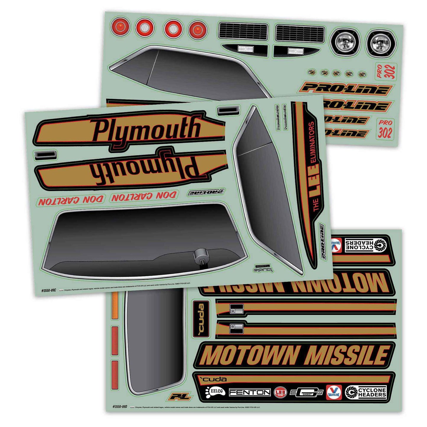 1/10 1972 Plymouth Barracuda Motown Missile Black Body: Drag Car