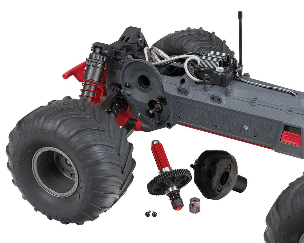 1/10 GORGON 4X2 MEGA 550 Brushed Monster Truck RTR with Battery & Charger