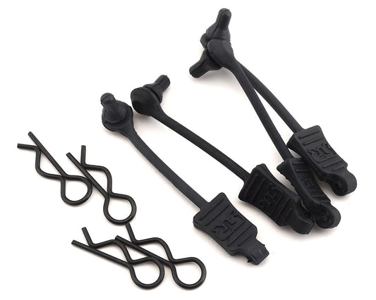 1/10 Body Clip Retainer (Black) (4)