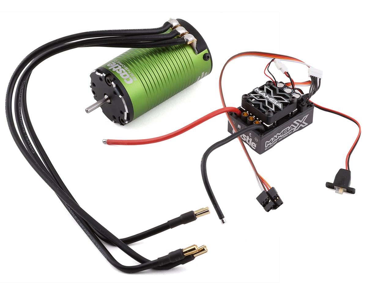 Mamba X SCT 1/10 Brushless Combo w/1412 Sensored Motor w/5mm Shaft (3200kV)