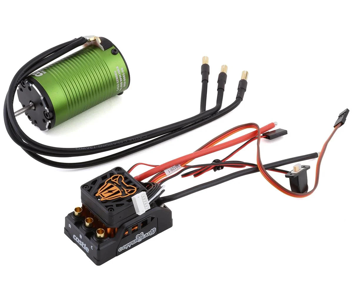 Castle Creations Copperhead 10 Waterproof 1/10 Sensored Combo w/1412 (3200Kv) (SCT Edition)