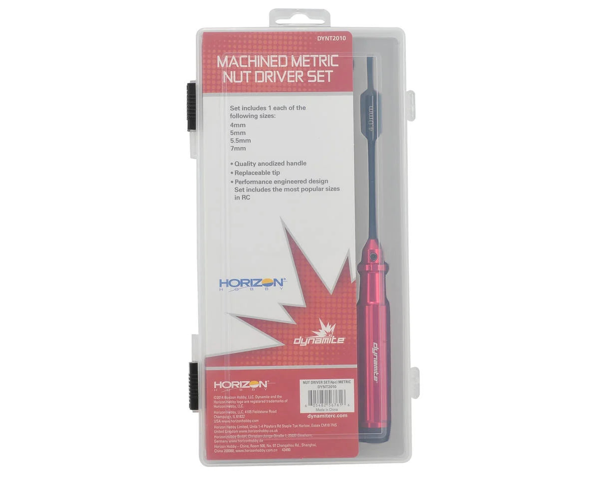 Dynamite Machined Metric Nut Driver Set (4)