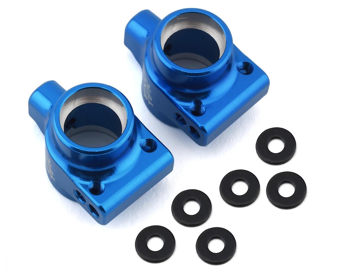 DR10 Aluminum Rear Hubs (Blue) (2)