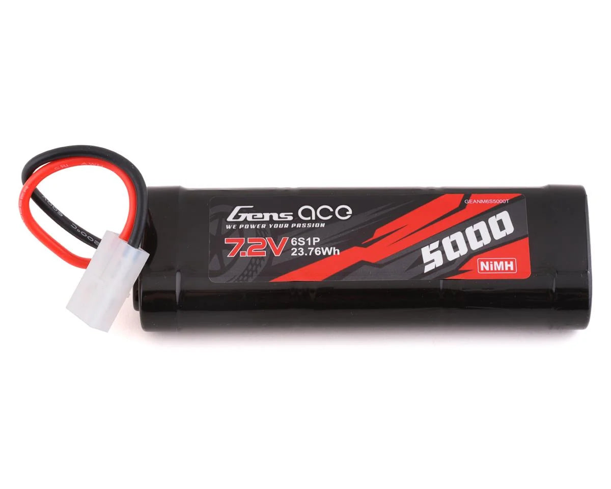 6 Cell 7.2V NiMh Battery (5000mAh) w/Tamiya Connector