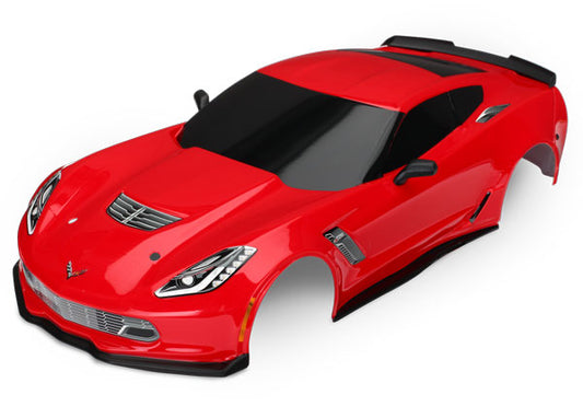 TRAXXAS BODY 4-TEC 2.0 CORVETTE RED