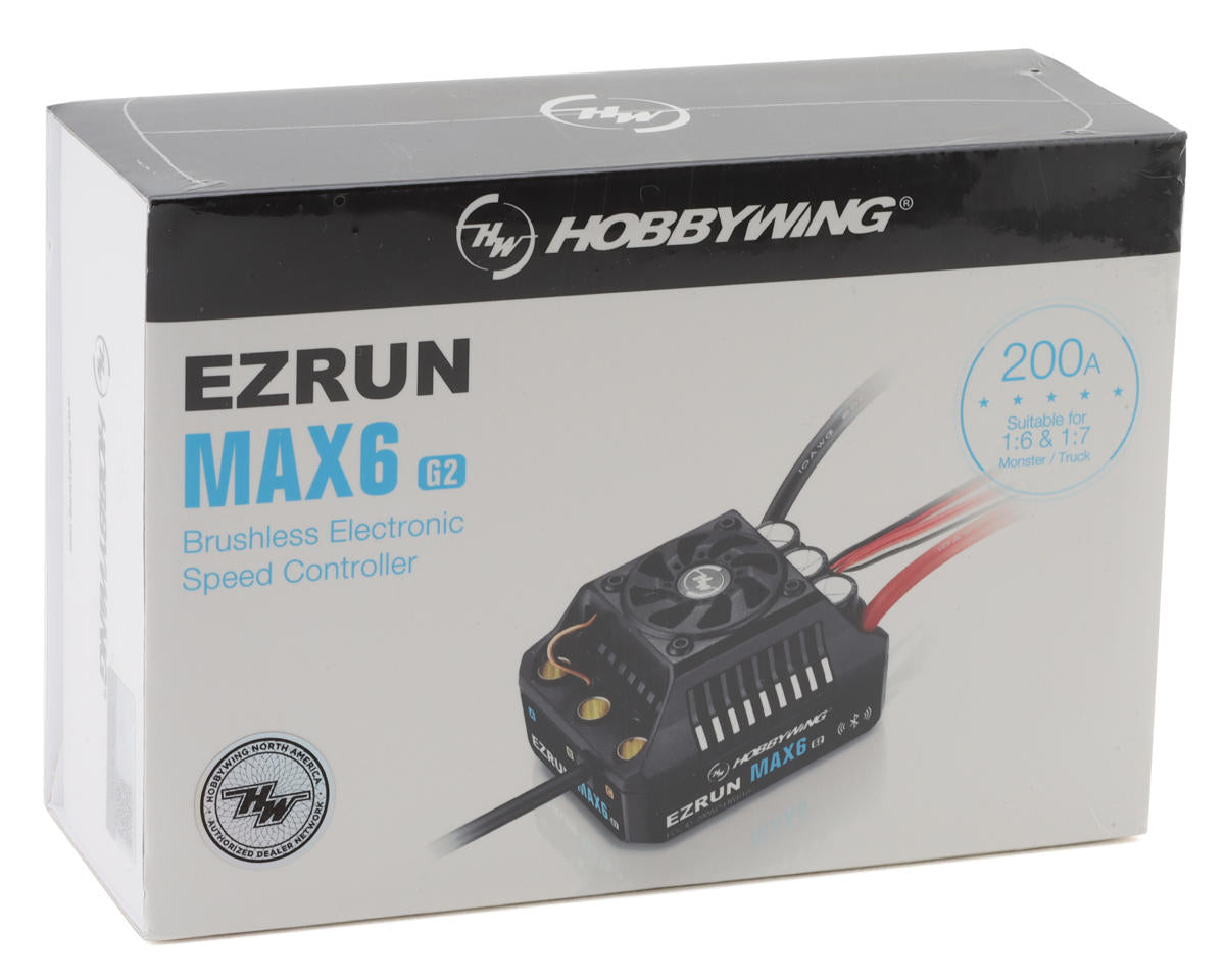 EZRun MAX6 G2 1/6 Waterproof Sensored Brushless ESC