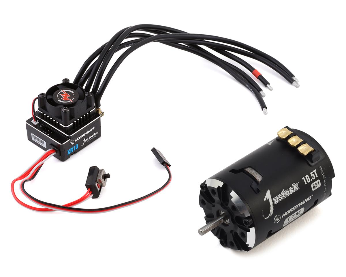 Hobbywing XR10 Justock G3S Sensored Brushless ESC/SD G2.1 Motor Combo (10.5T)