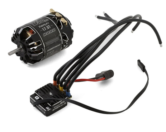 Hobbywing XR10 Stock Spec G2 Sensored Brushless ESC/V10 G4R Motor Combo (17.5T)