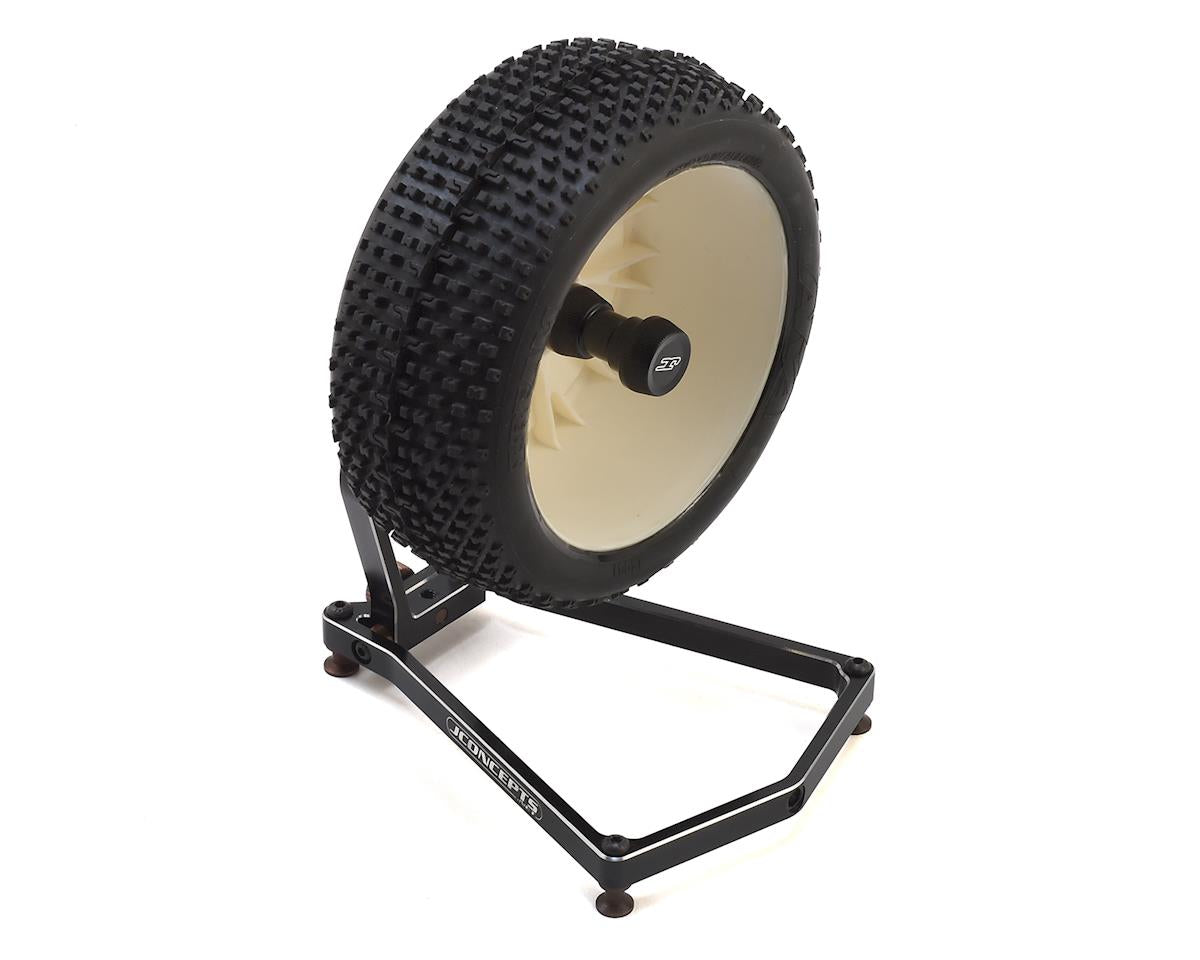 1/10 & 1/8 Aluminum Tire Balancer w/Case (Black)