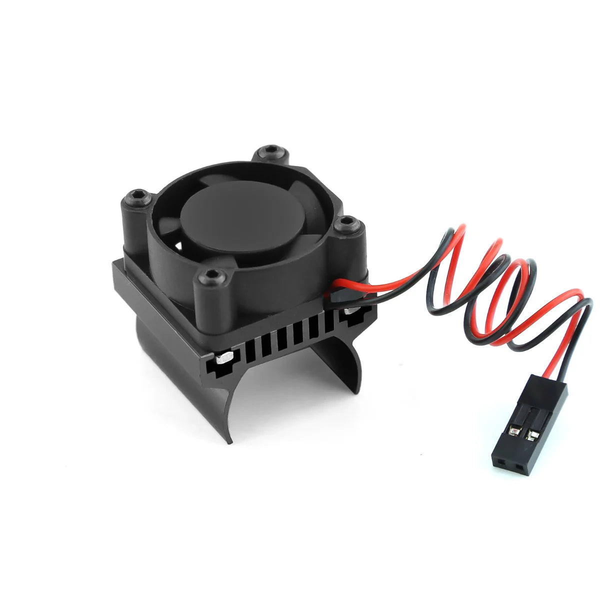 Powerhobby Aluminum Motor Cooling Fan Black FOR Traxxas TRX-4M