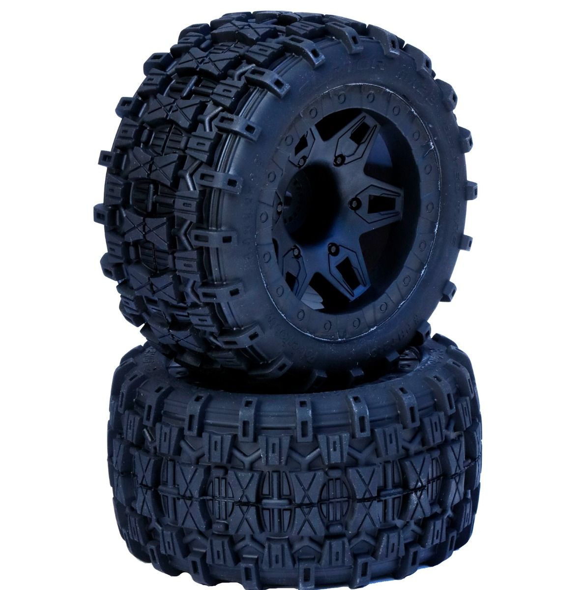 Raptor 2.8 Belted 1/10 Stadium Truck Tires 12mm FOR TRAXXAS Stampede Rustler