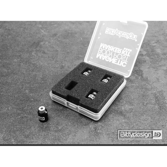 Body Post Marker kit Black - 1/10 - BITTYDESIGN - BDBPMK10-B