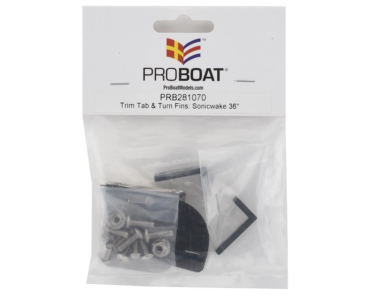 Sonicwake 36 Trim Tab & Turn Fin Set