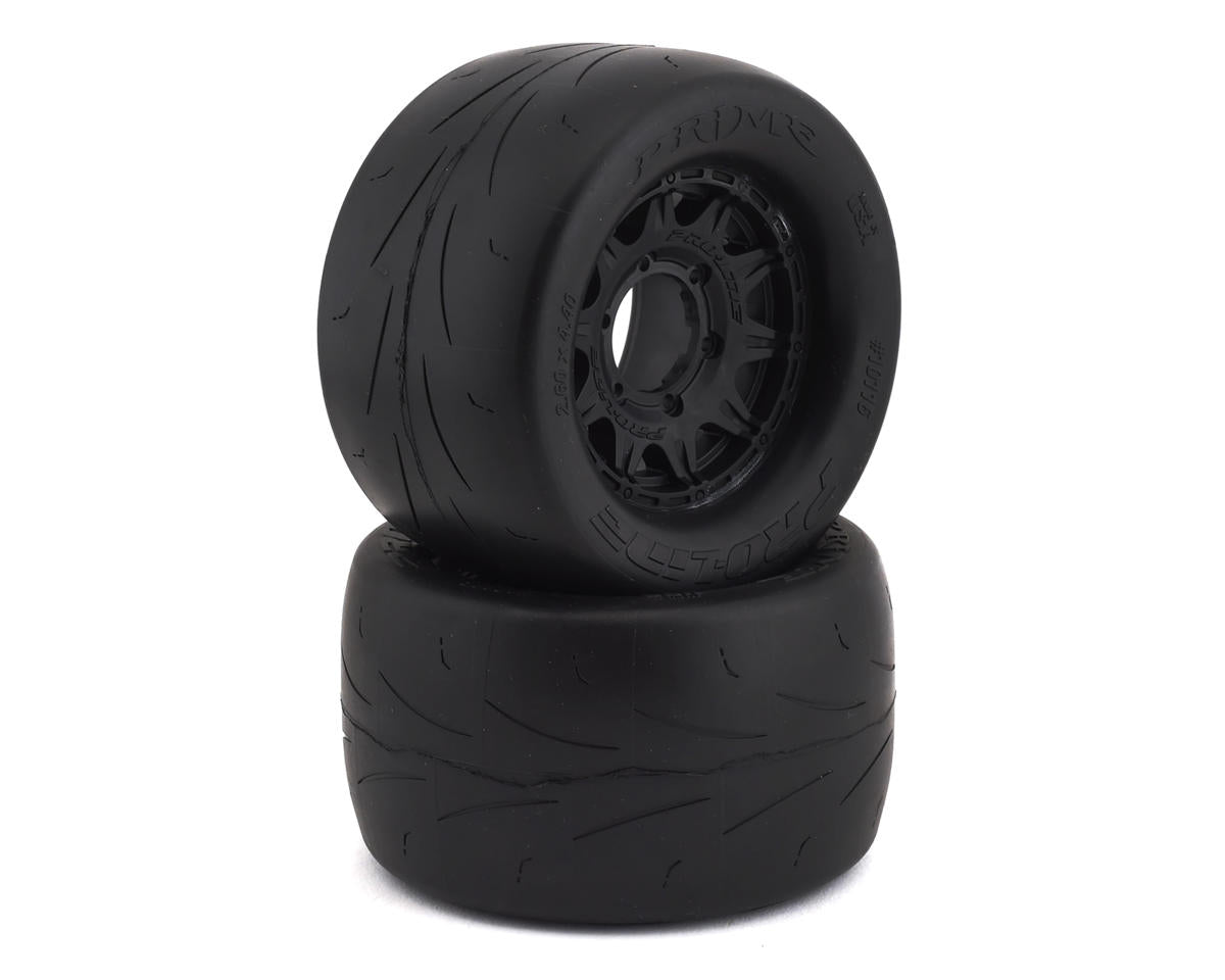 Prime 2.8" Pre-Mounted w/Raid Rear Wheels (2) (Black) (M2) w/Removable 12mm Hex