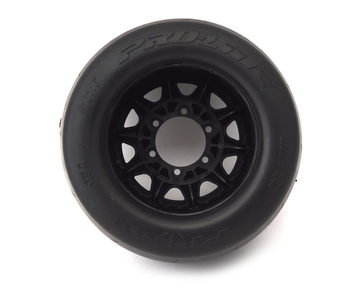 Prime 2.8" Pre-Mounted w/Raid Rear Wheels (2) (Black) (M2) w/Removable 12mm Hex