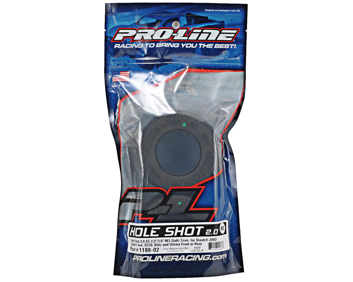 Hole Shot 2.0 SC 2.2"/3.0" Short Course Truck Tires (2) (M3)