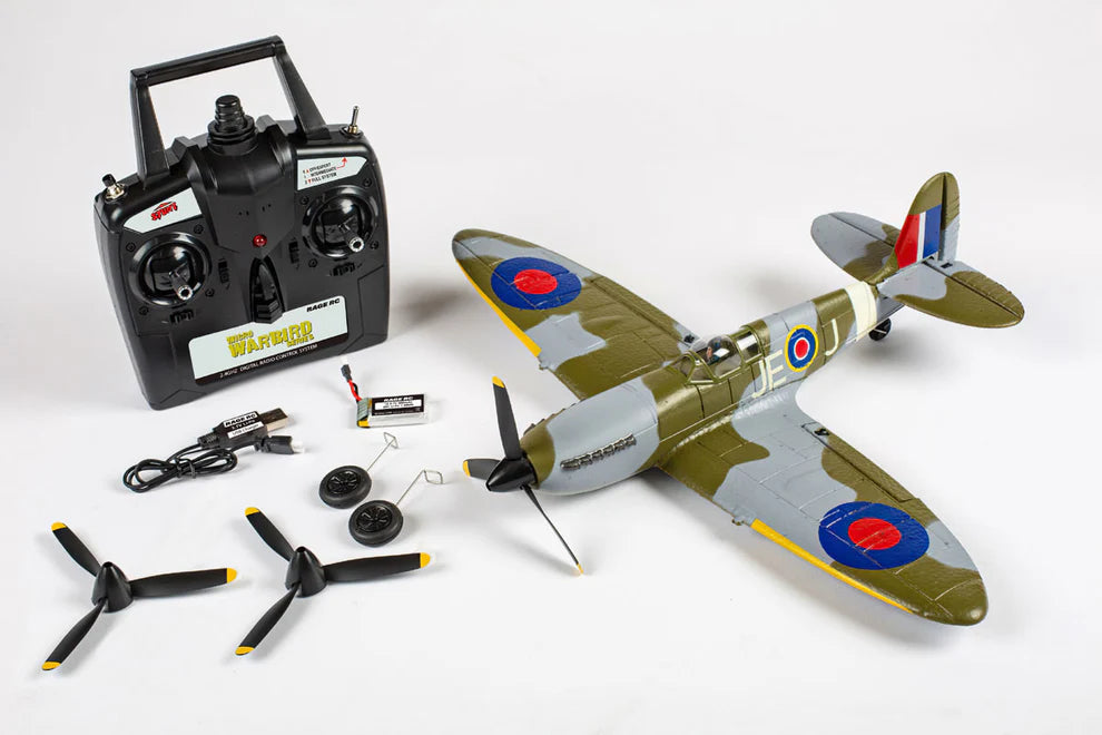 Supermarine Spitfire Micro RTF Airplane with PASS (Pilot Assist Stability Software) System