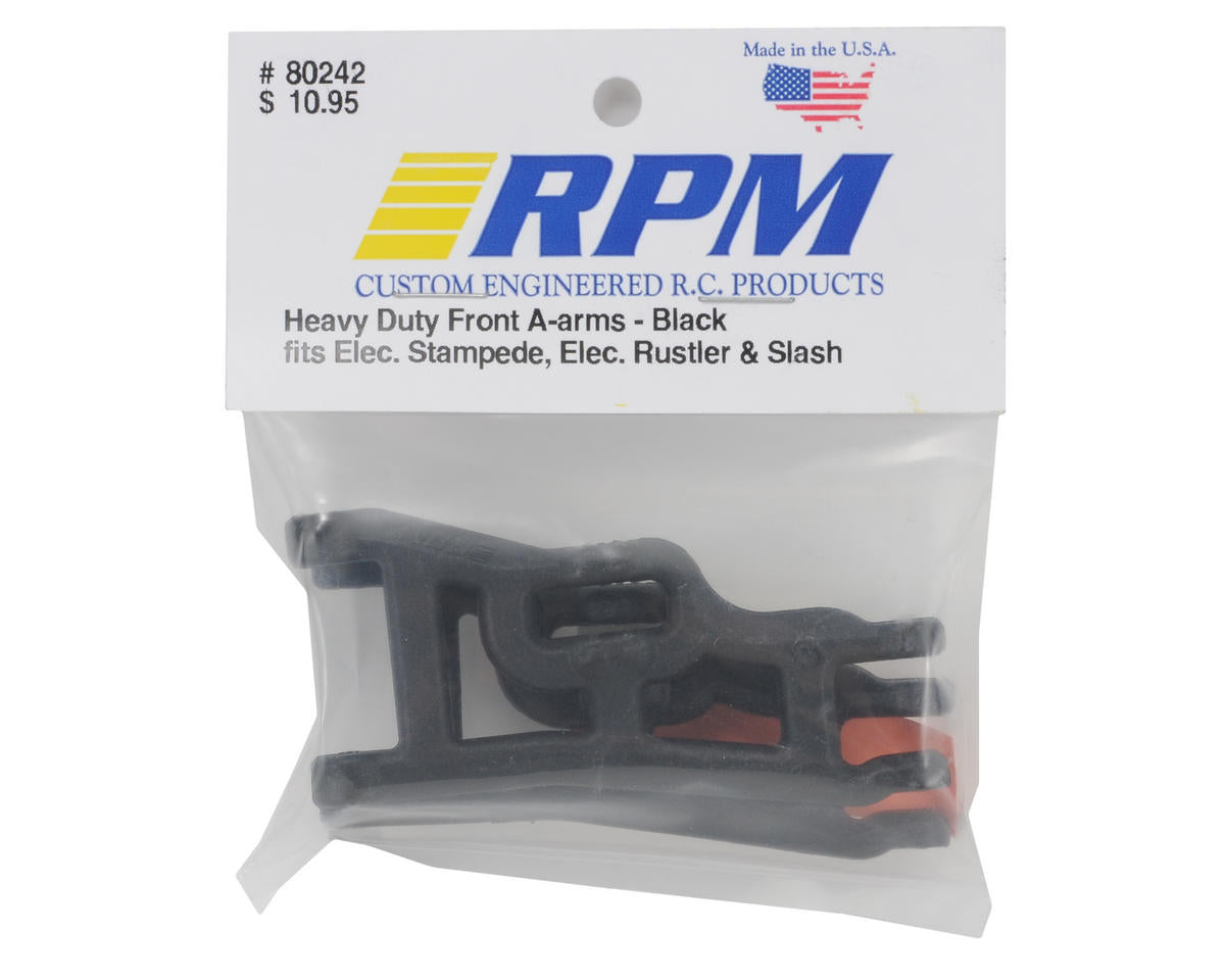 Front A-Arms (Black) (Rustler, Stampede & Slash) (2)