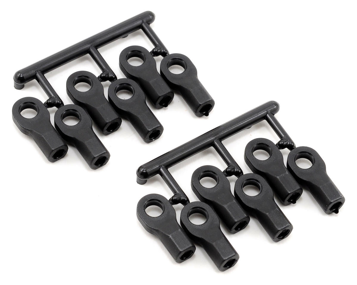 RPM Short Traxxas Turnbuckle Rod End Set (Black) (12)