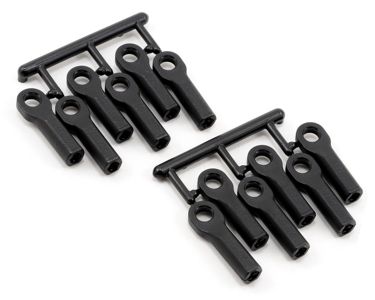 RPM Long Traxxas Turnbuckle Rod End Set (Black) (12)