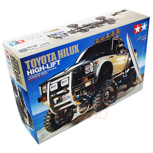 Toyota Hilux High Lift 4X4 3SPD Vehicle Roll over image to zoom in TAMIYA Toyota Hilux High Lift 4X4 3SPD Vehicle