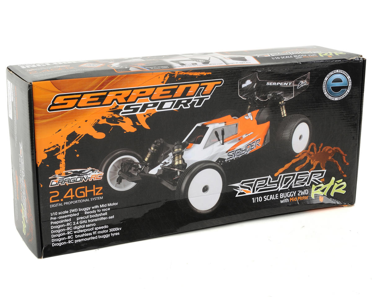 Spyder SRX-2 MM Mid-Motor 2WD RTR 1/10 Electric Buggy w/2.4GHz Radio