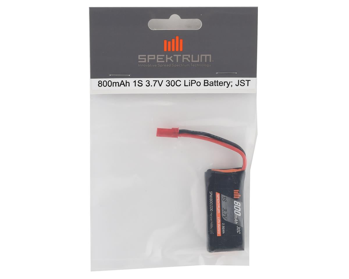 1S LiPo 30C LiPo Battery (3.7V/800mAh) w/JST Connector