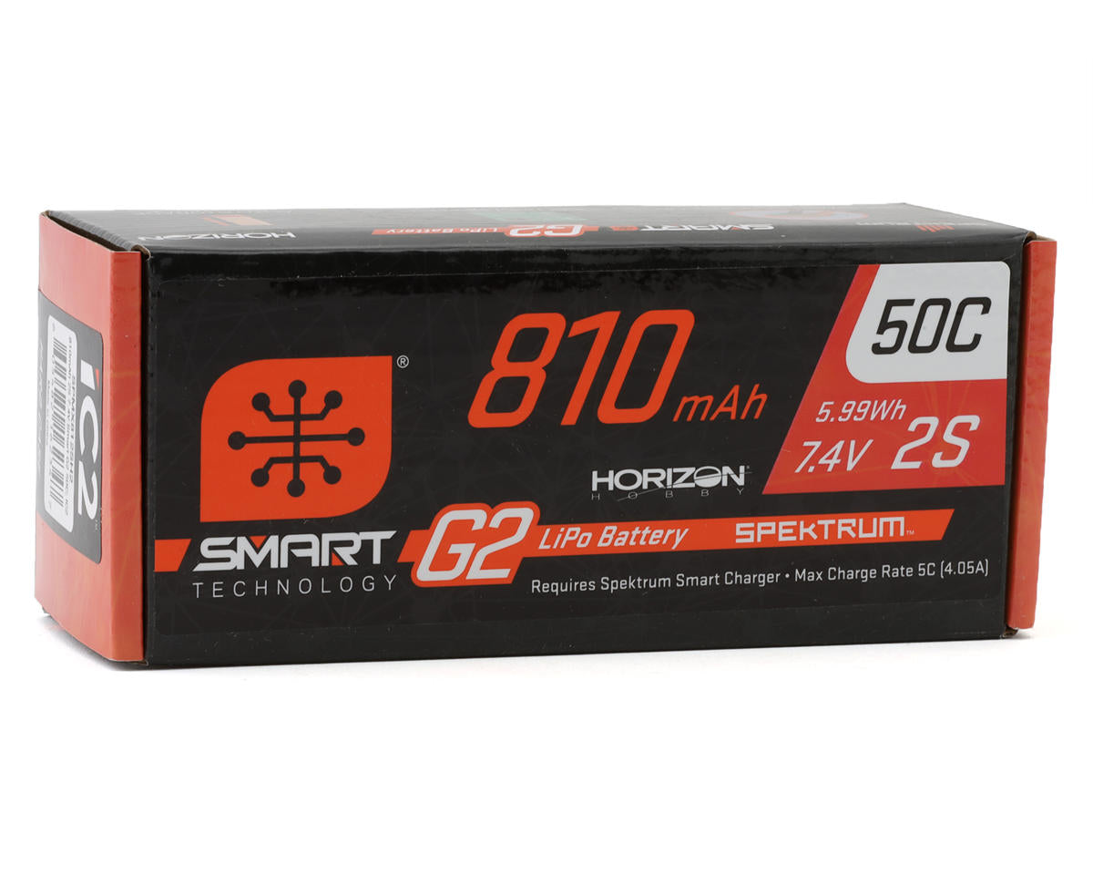 2S 50C Smart G2 LiPo Battery w/IC2 Connector (7.4V/810mAh)