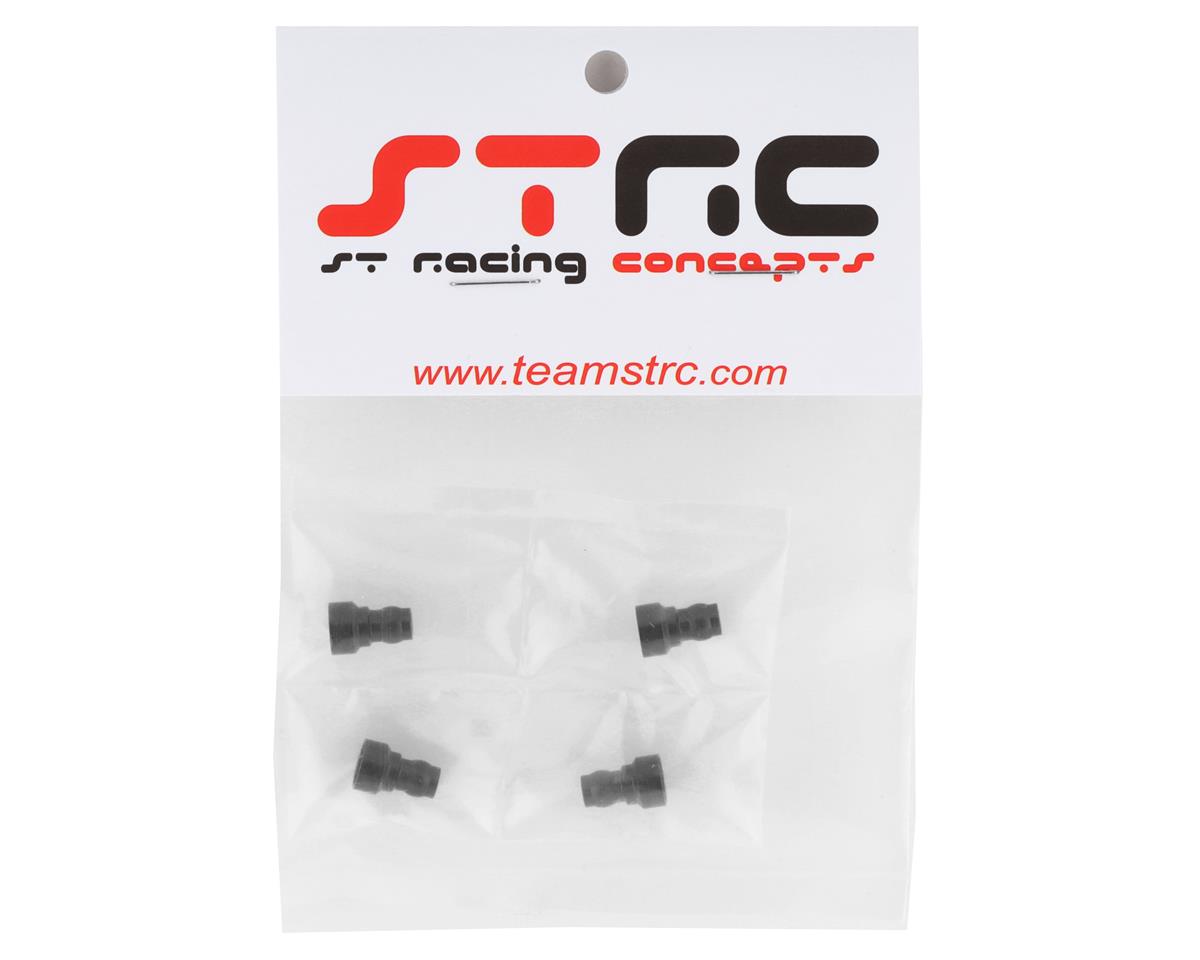 DR10 Aluminum Upper Shock Mount Bushing (4) (Black)