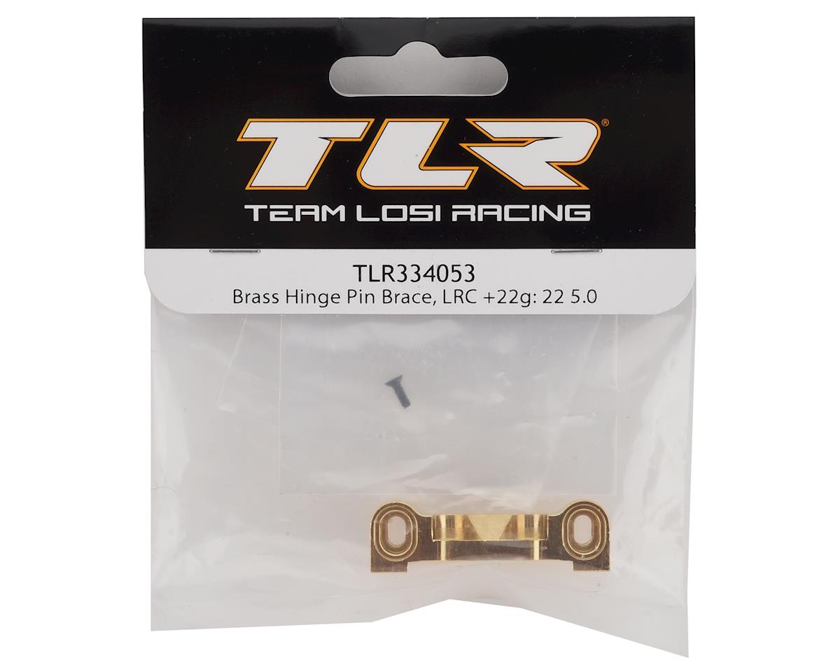 Team Losi Racing 22 5.0 LRC Brass Hinge Pin Brace Weight (22g)