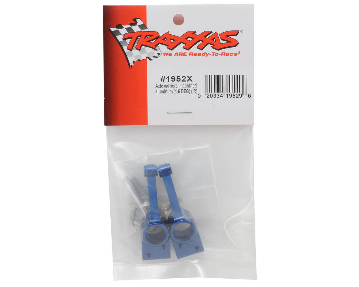 Aluminum Rear Stub Axle Carriers (Blue) (2)