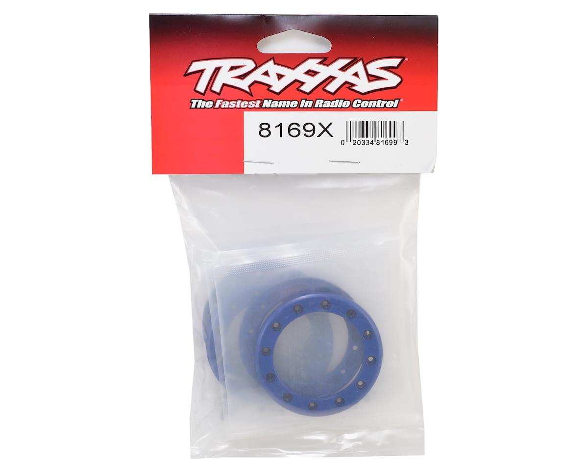 Traxxas Aluminum 1.9" Beadlock Rings (Blue) (4)