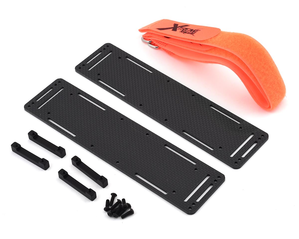 V2 2.5mm Carbon Fiber Battery Trays for Traxxas X-Maxx (2)